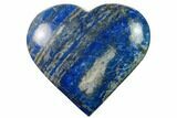 Polished Lapis Lazuli Heart - Pakistan #170952-1